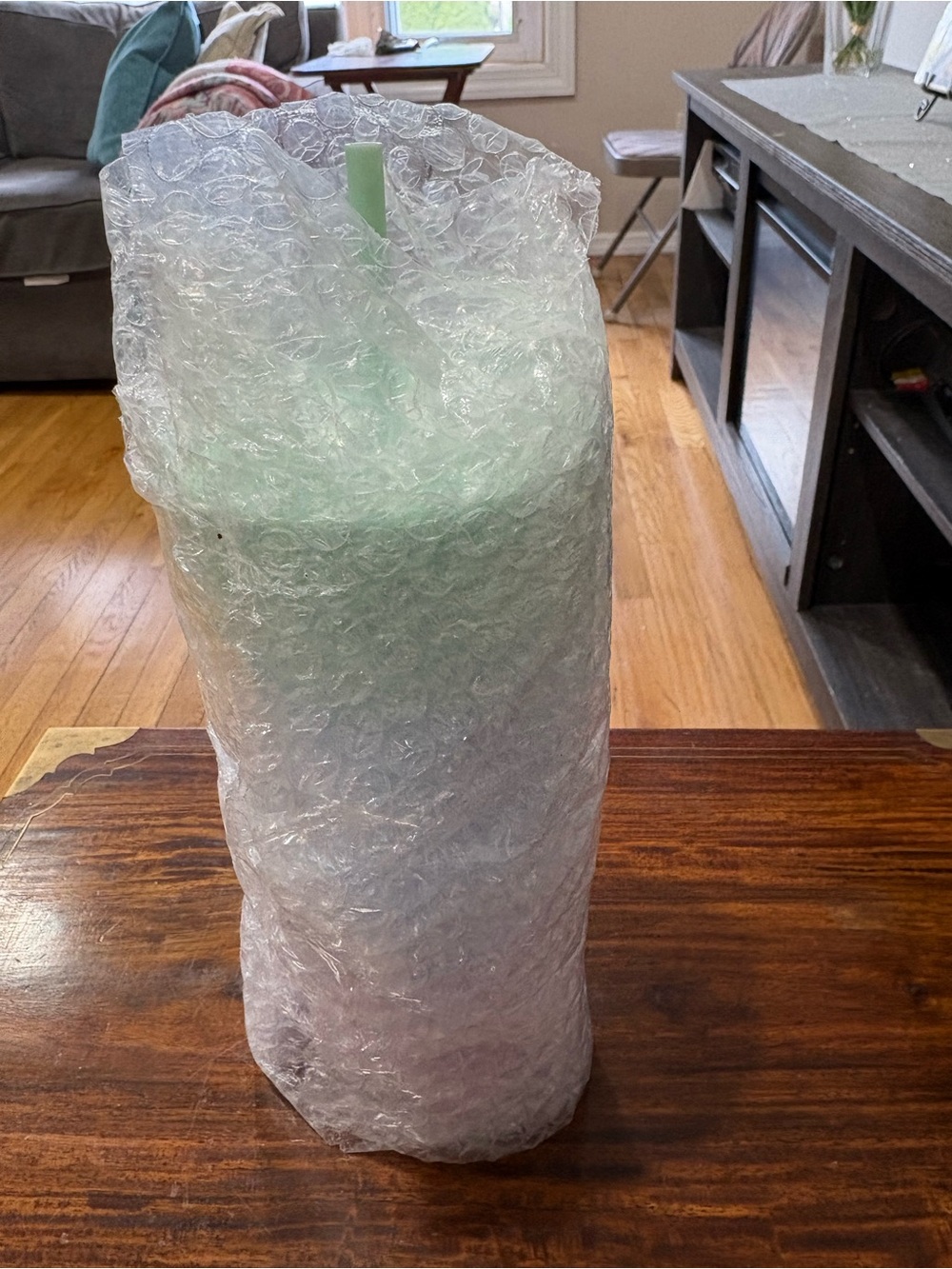 Starbucks mint green tumbler with straw